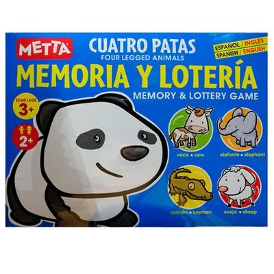 Cuatro Patas Memoria y Loteria Cuatro Patas Memoria y Loteria