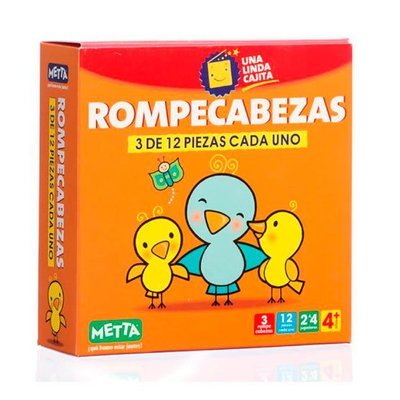 Rompecabezas (3 de 12 piezas c/u) Rompecabezas (3 de 12 piezas c/u)