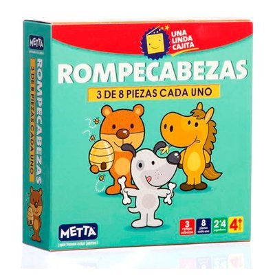 Rompezabezas (3 de 8 piezas c/u) Rompezabezas (3 de 8 piezas c/u)