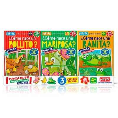 Rompecabezas Duplex Ciclos de Vida (3 cajas) Rompecabezas Duplex Ciclos de Vida (3 cajas)