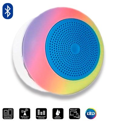 Bocina Bluetooth Contra Agua con Luz LED Bytech Bocina Bluetooth Contra Agua con Luz LED Bytech