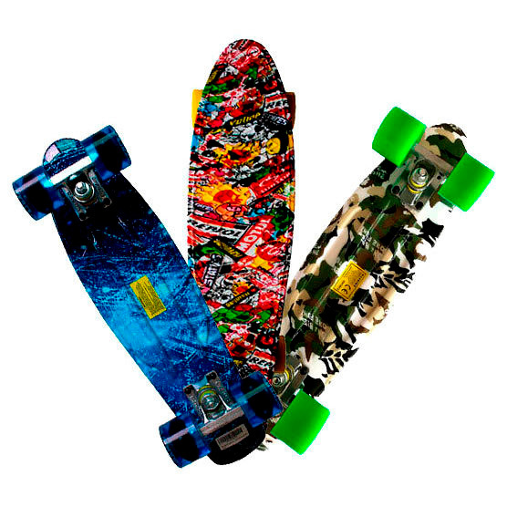 Patineta Estilo Penny Board 22" Niño y Adulto Con Diseño 7401147909042