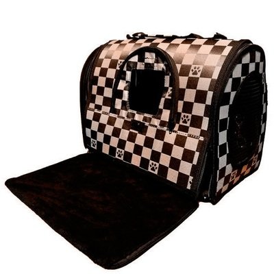 Bolsa de transporte Elegante Cafe Perro Mediano y Grande Bolsa de transporte Elegante Cafe Perro Mediano y Grande