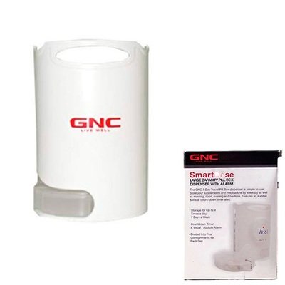 GNC, Dosificador de pildoras con alarma GNC, Dosificador de pildoras con alarma
