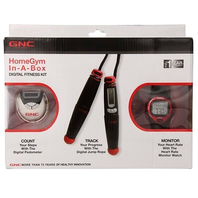 GNC Home in a box 3 en 1 (podometro, cuerda, reloj) GNC Home in a box 3 en 1 (podometro, cuerda, reloj)