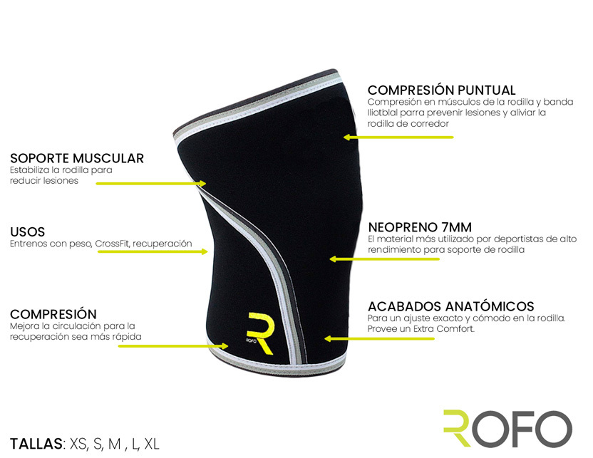 Rodilleras de Neopreno para CrossFit Guatemala