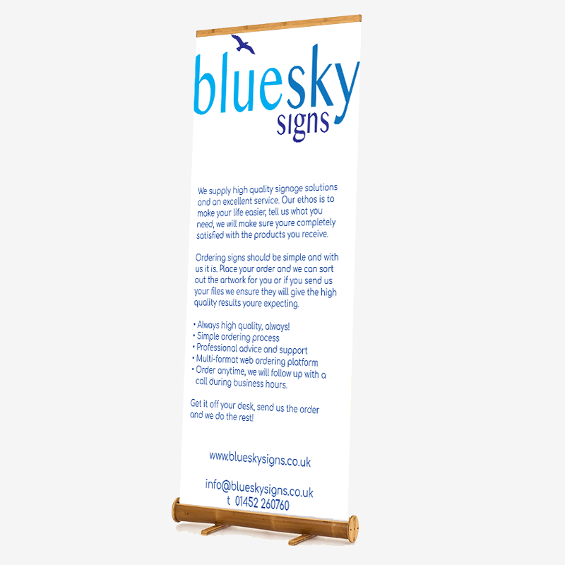 Enviro Bamboo Roller Banner