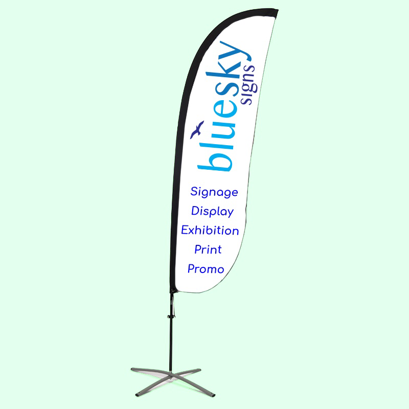 Crest Flag Incl Pole Base Free Delivery