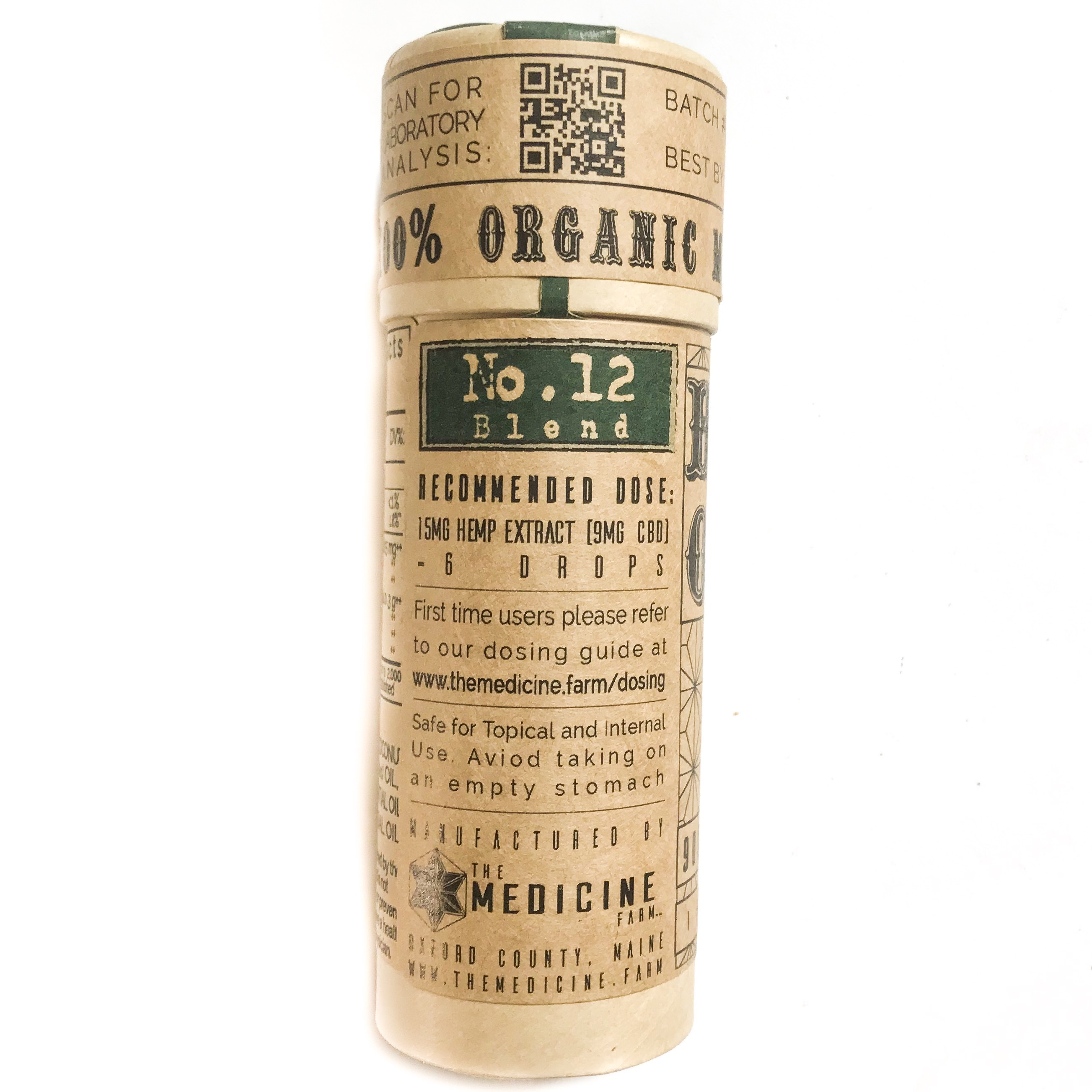 No. 12 Blend MCT Tincture 900mg 00021