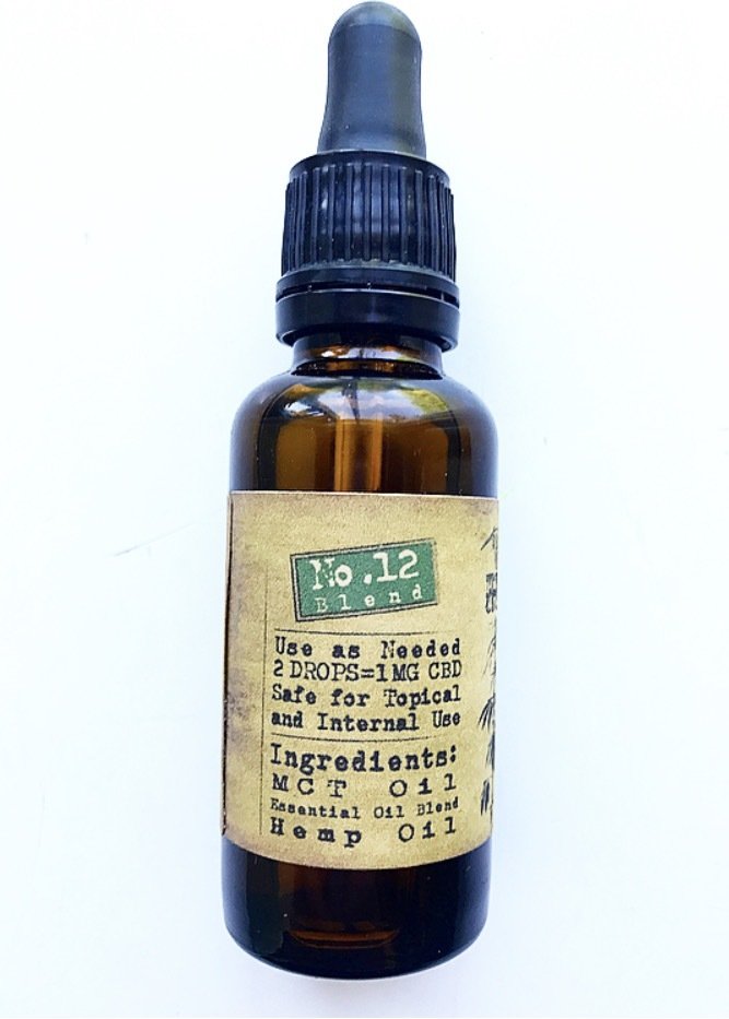 No. 12 Blend MCT Tincture - 100mg CBD 00020