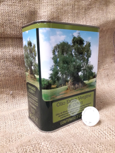 Lattina 2 lt. con tappo (confenzione 10 pz) OL0009