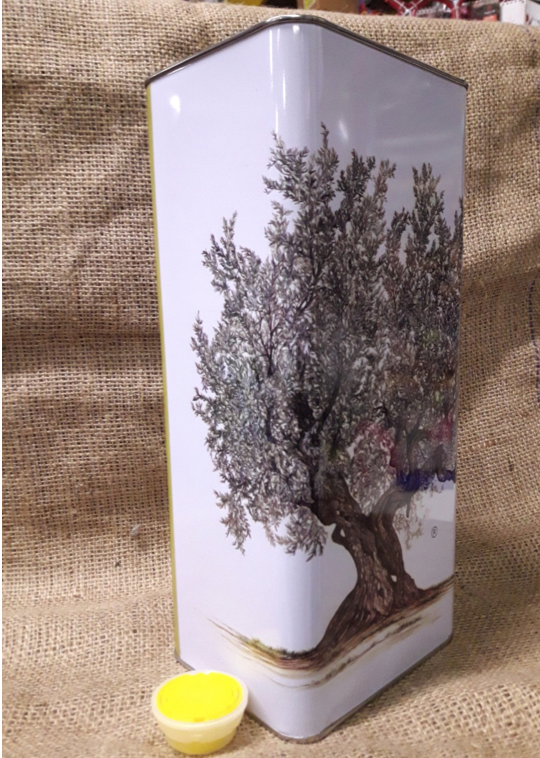 Lattina 5 lt. con tappo (confezione 12 pz.) 148x120x315 h OL0008
