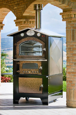 forno da esterno serie GIOVE KTM 8065 - piano cottura: 80 x 65 h44 - Tranquilli Forni SPEDIZIONE GRATUITA CA0005