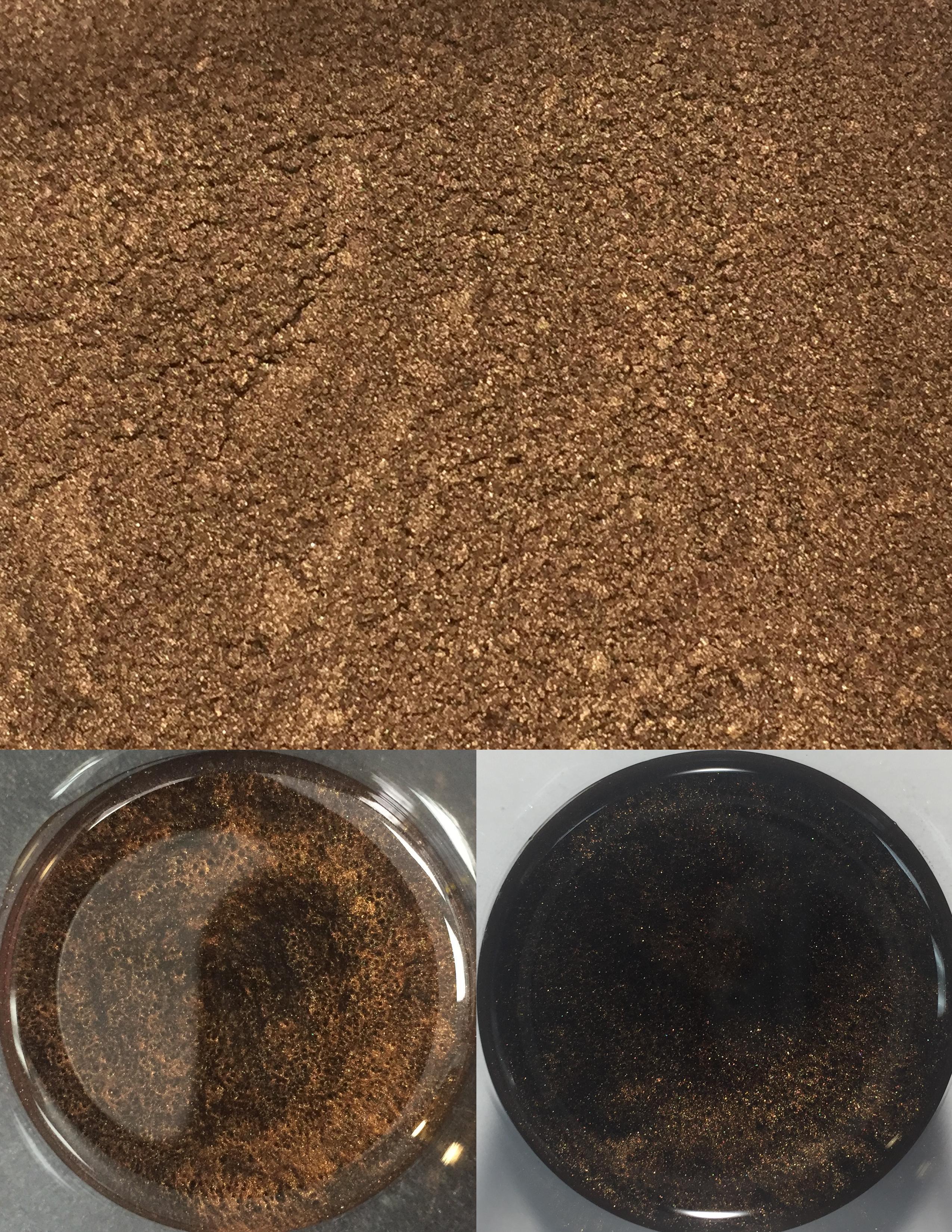 metallic pigments dark coffee/pigments métalliques café noir 00018