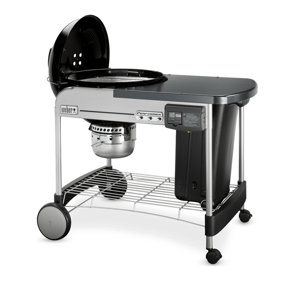 Weber-Performer Deluxe Charcoal Grill 22" -Black 0077924032356