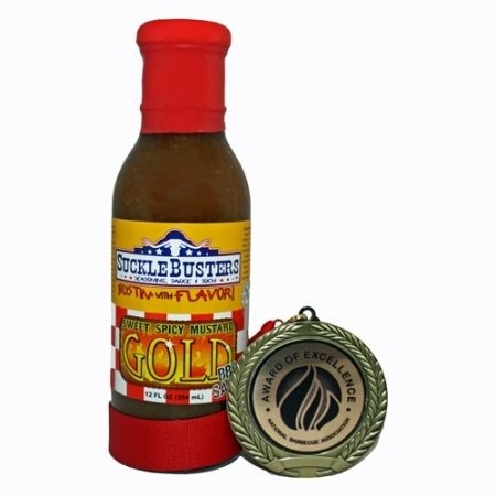 SuckleBusters Mustard BBQ Sauce 0858389003460