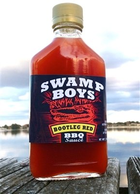 Swamp Boys Bootleg Red Vinegar BBQ Sauce - 7oz Flask 0811951009932