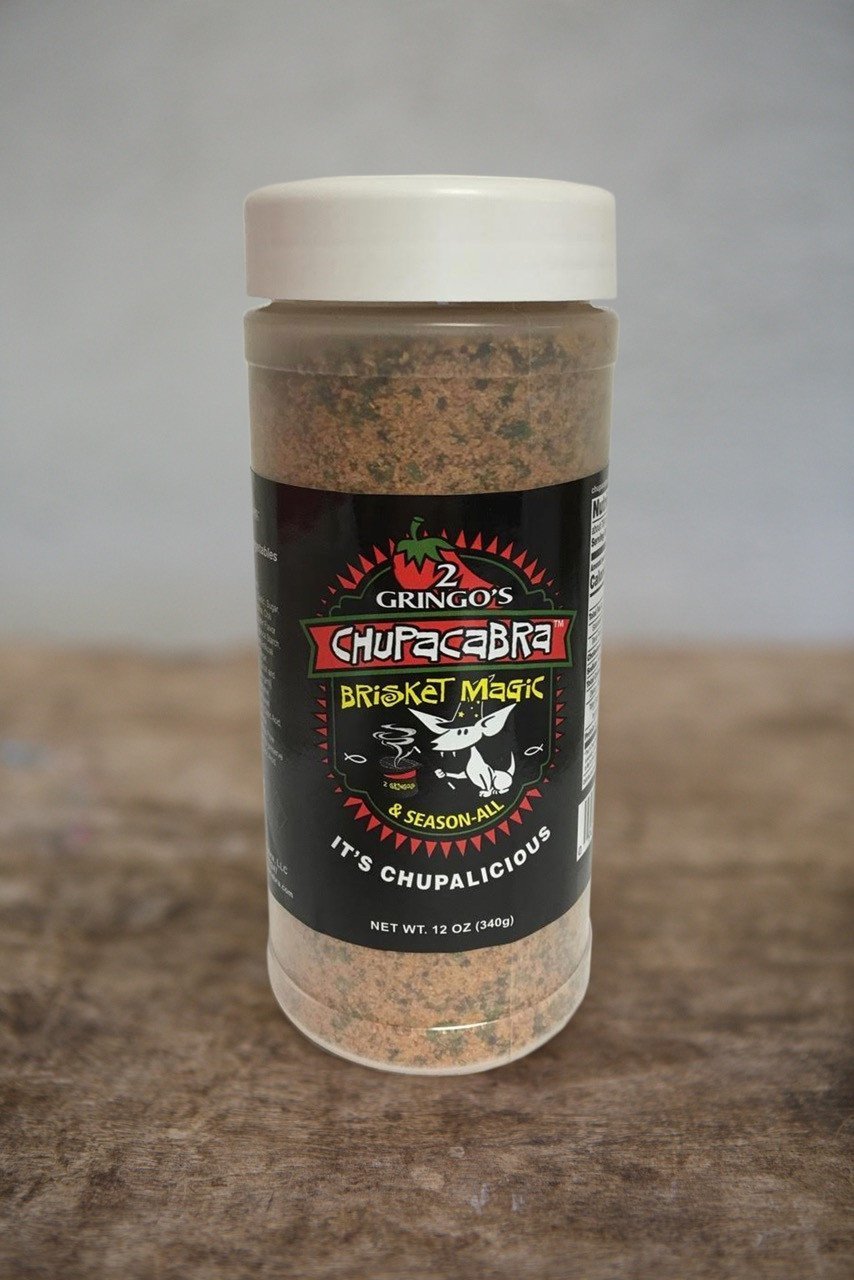 2 Gringos Chupacabra Rub- Brisket Magic 12 oz 0094454007005
