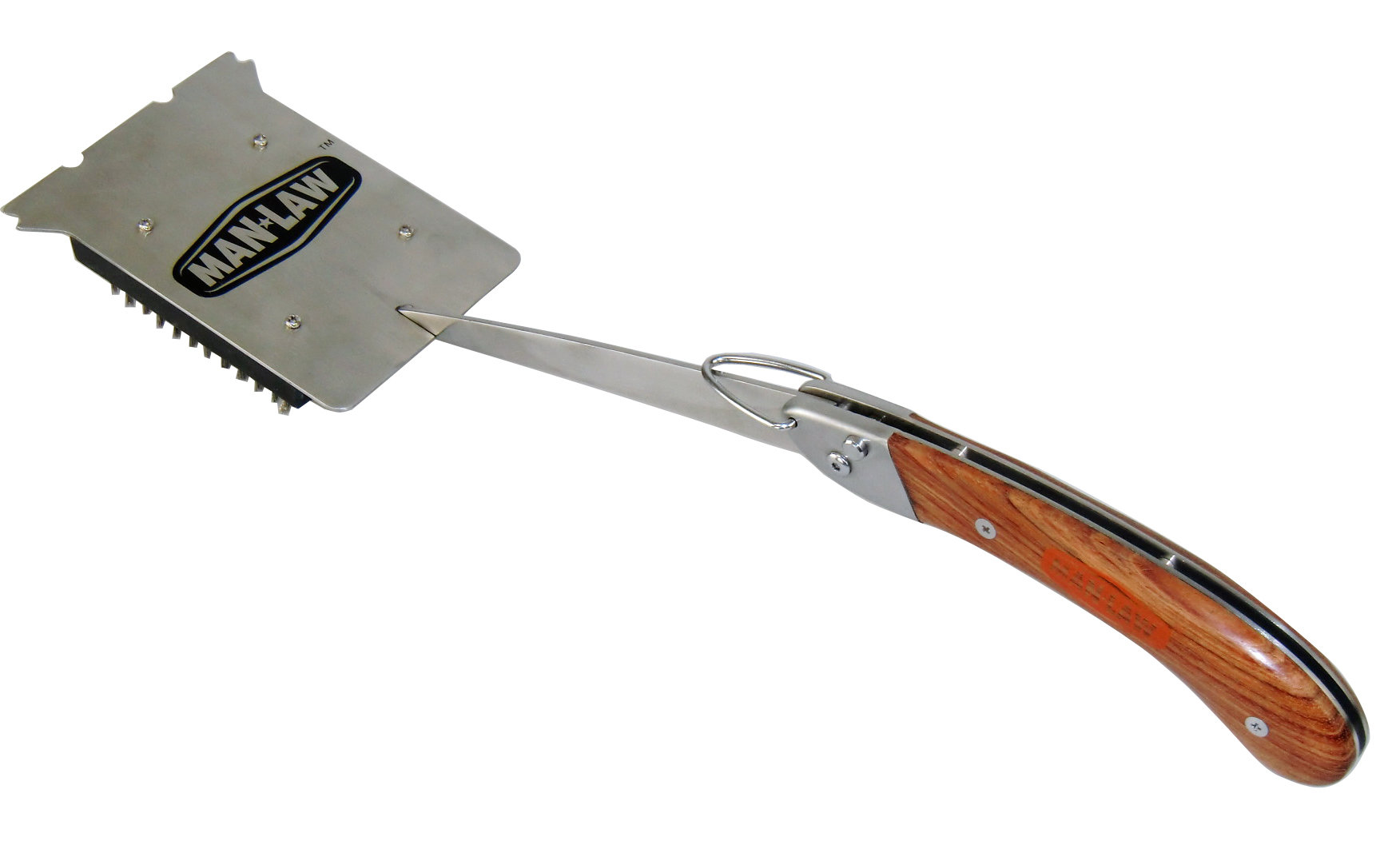 Foldable BBQ Brush 0853276002809