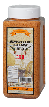 Smokin' Guns 26 oz. Sweet Heat Rub 0698795040020