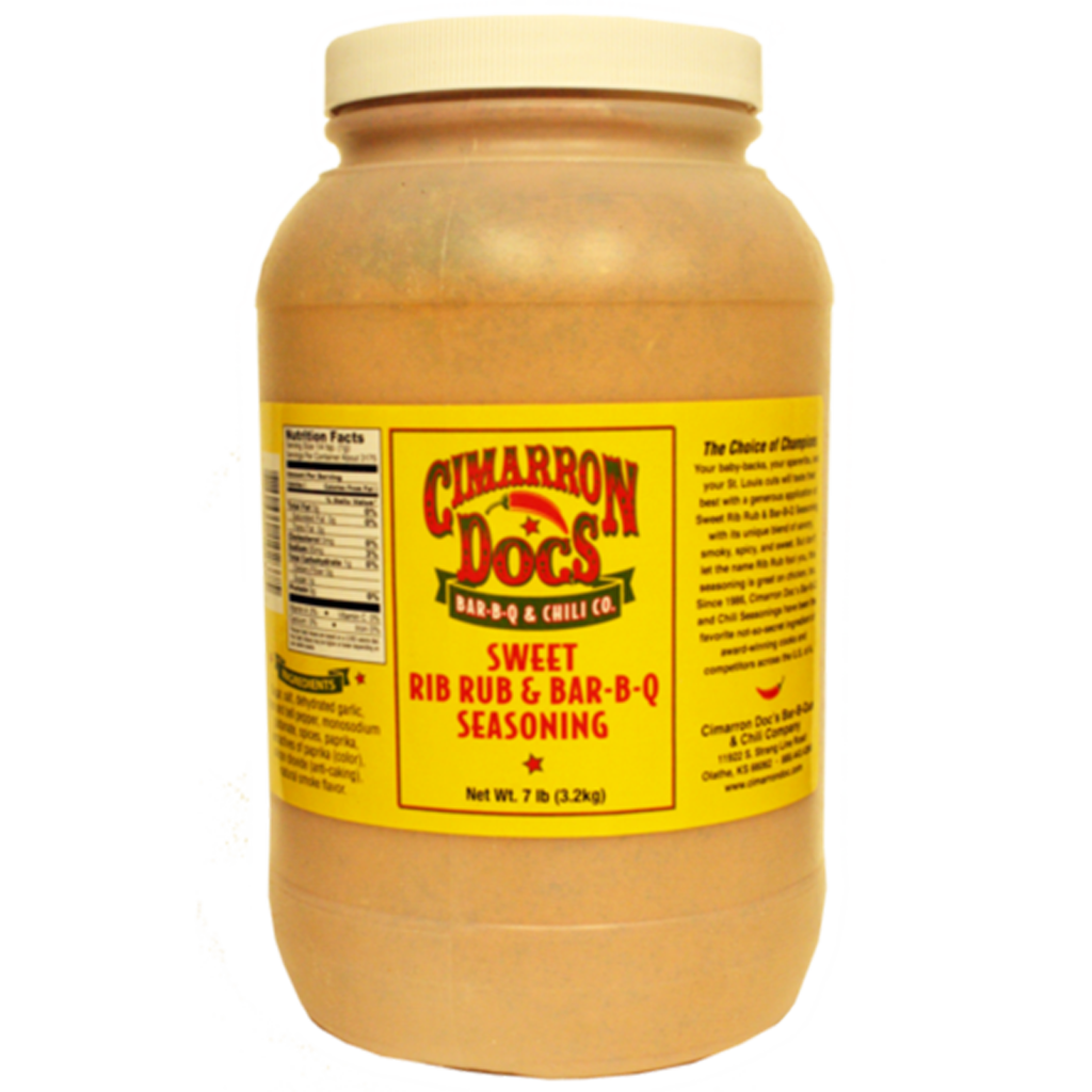 Cimarron Doc's Sweet Rib Rub 7lb 0780690102375