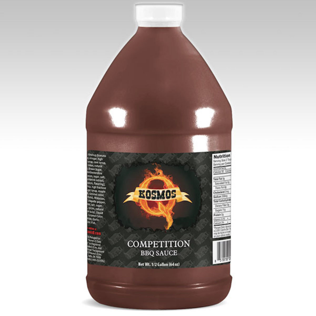 Kosmos Competition BBQ Sauce 1/2 Gallon 0851818003376