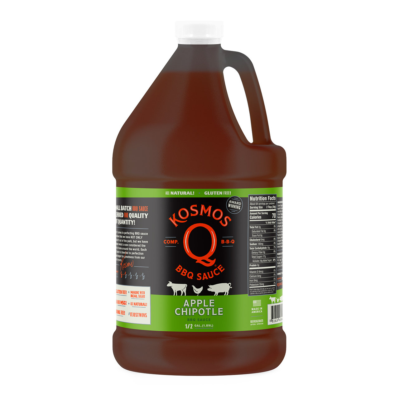 Kosmos Apple Chipotle 1/2 Gallon 0851818003611