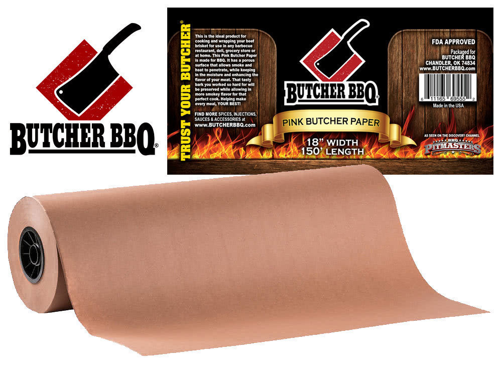 Butcher BBQ Pink Paper 18"x150' 0000000014045