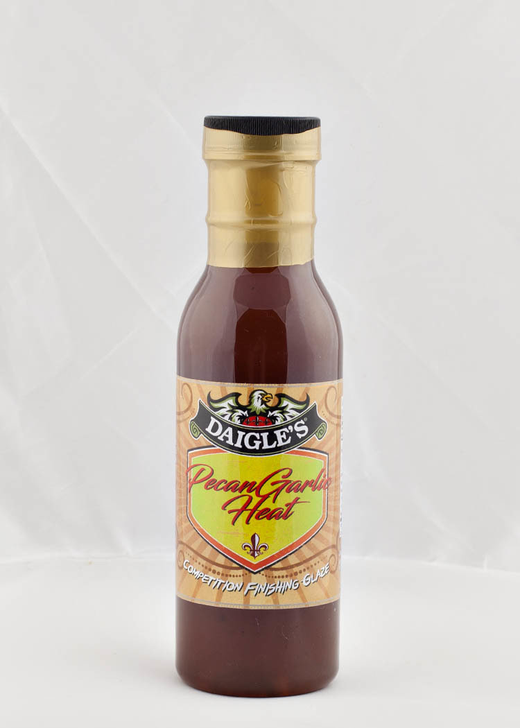 Daigle's Pecan Garlic Heat Cometition Finishing Glaze 12 oz 0853037003373