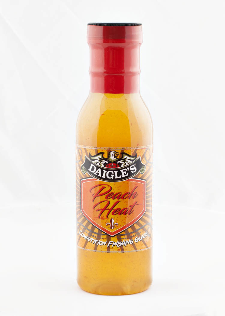Daigle's Peach Heat Competition Finishing Glaze 12 oz 0853037003335