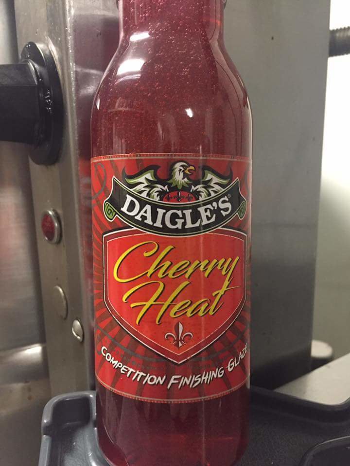Daigle's Cherry Heat Competition Finishing Glaze 12 oz 0853037003397