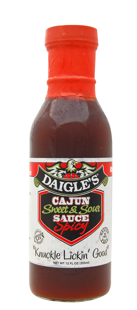 Daigle's Cajun Sweet&Sour Sauce Spicy 12 oz 0853037003014