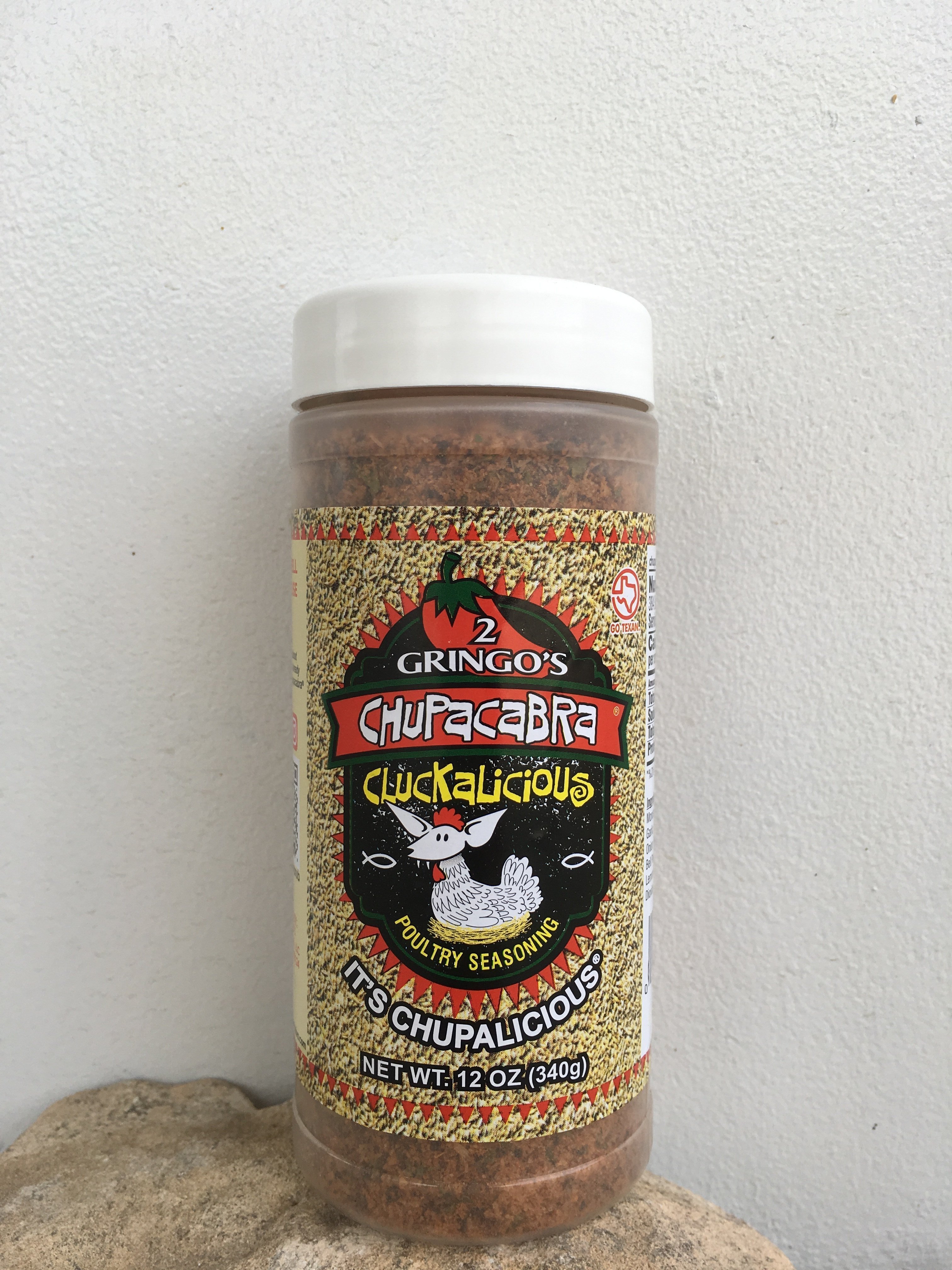 2 Gringos Chupacabra Rub- Cluckalicious- 12 oz 0094454008248