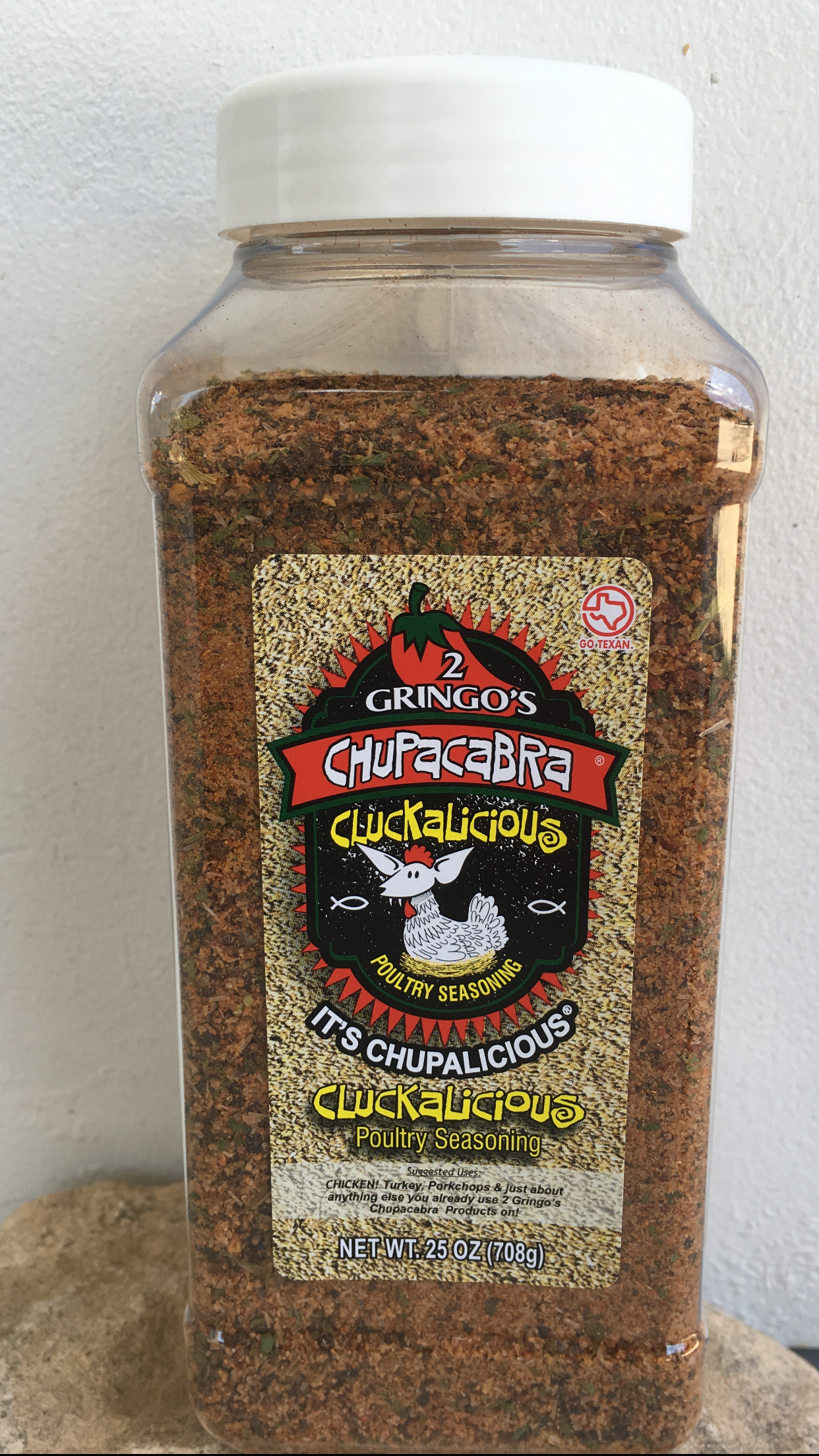 2 Gringos Chupacabra Rub- Cluckalicious- 25 oz 0094454008255