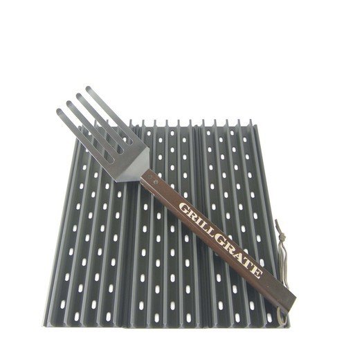 GrillGrate-Three Panel set 17.375" GrillGrates with grate tool 035127647036