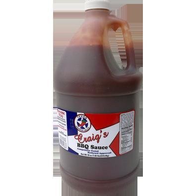 Texas Pepper Jelly- Craigs BBQ Sauce-1 gal 0748252566621