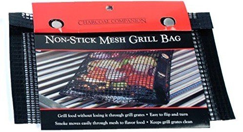 Charcoal Companion-Nonstick Mesh Grilling Bag-Medium 0050016741428