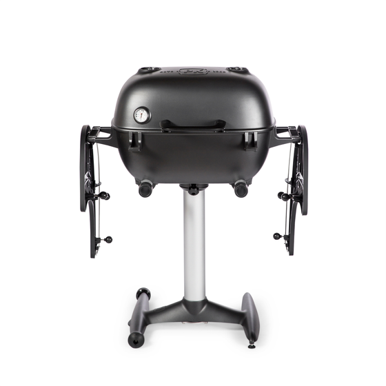 PK Grill-Black 360 with Shelves