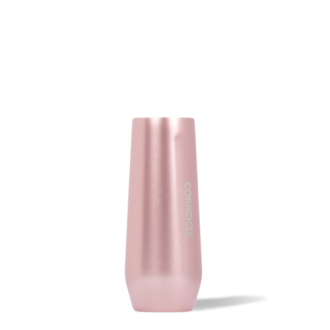Corkcicle-Champagne Flute-Rose Metallic-7oz 0816549028272