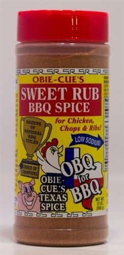 Obie-Cue's Sweet Rub BBQ Spice 12 oz. 0022702999772