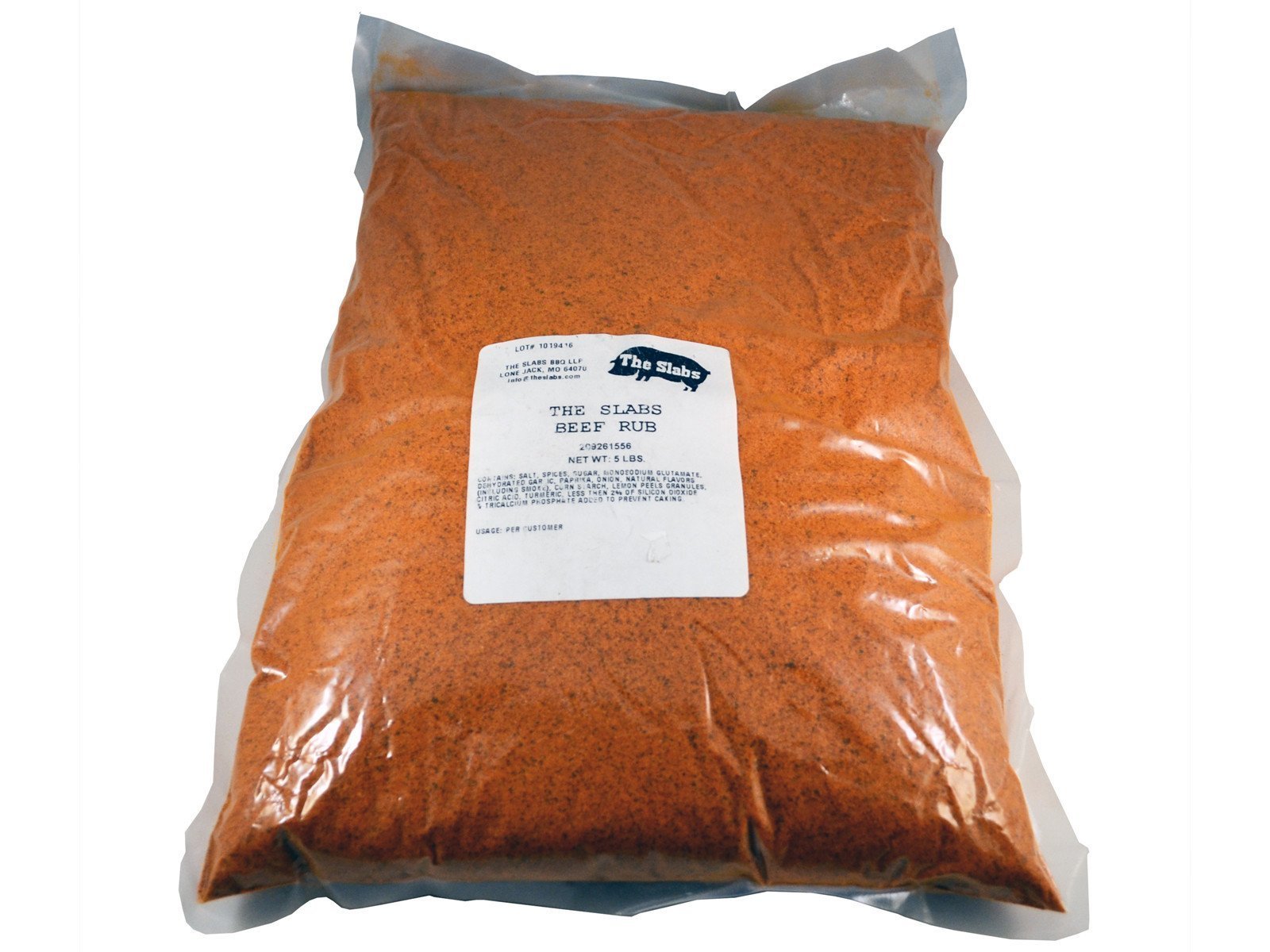 The Slabs Wow Up your Cow Competition Quality Beef Rub, 5lb 0000000018982