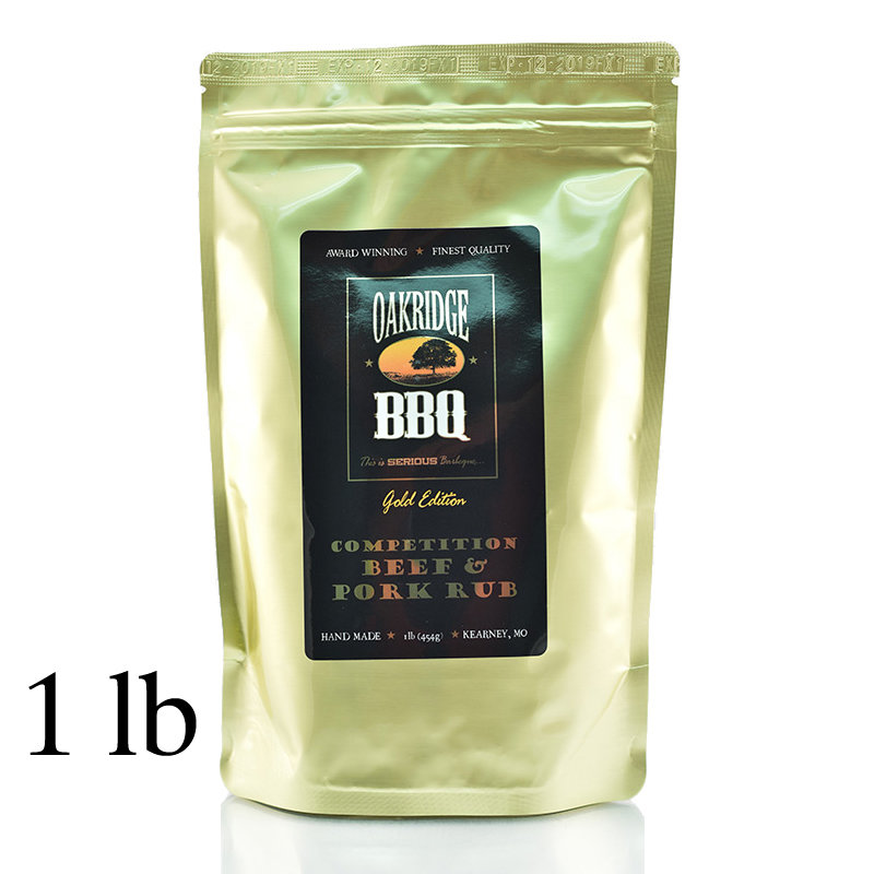 Oakridge BBQ Competition Beef & Pork Rub, 1 lb 0013964188851