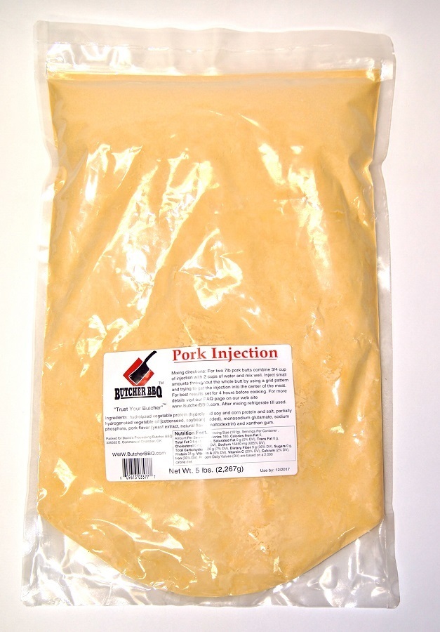 Butcher BBQ- Pork Injection 5lb 0609613035777