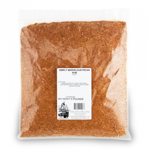Simply Marvelous- Pecan Rub- 5lb Bag 01682