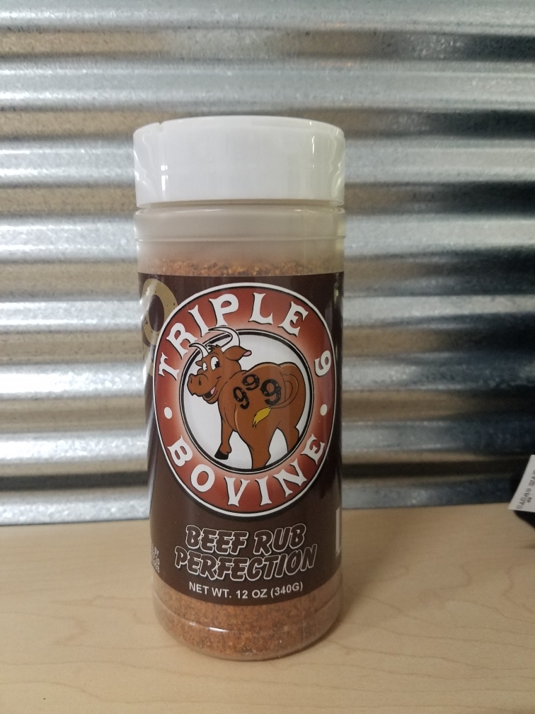 Triple 9- Bovine Beef Perfection Rub- 12oz 0634294592998