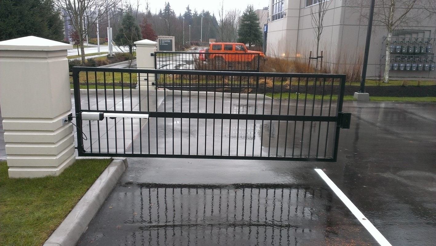 Aluminum Double Swing Gate Vancouver custom iron gates, Vancouver