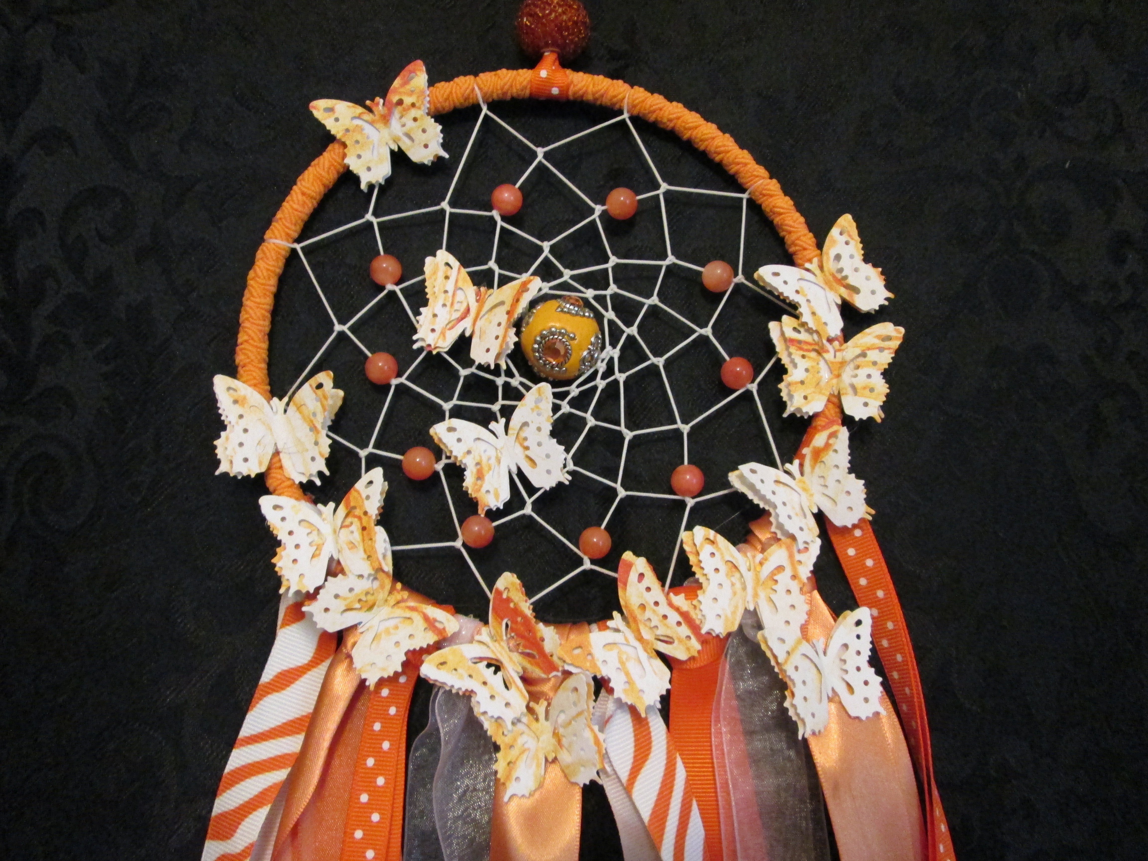 Orange Dreamcatcher Medium
