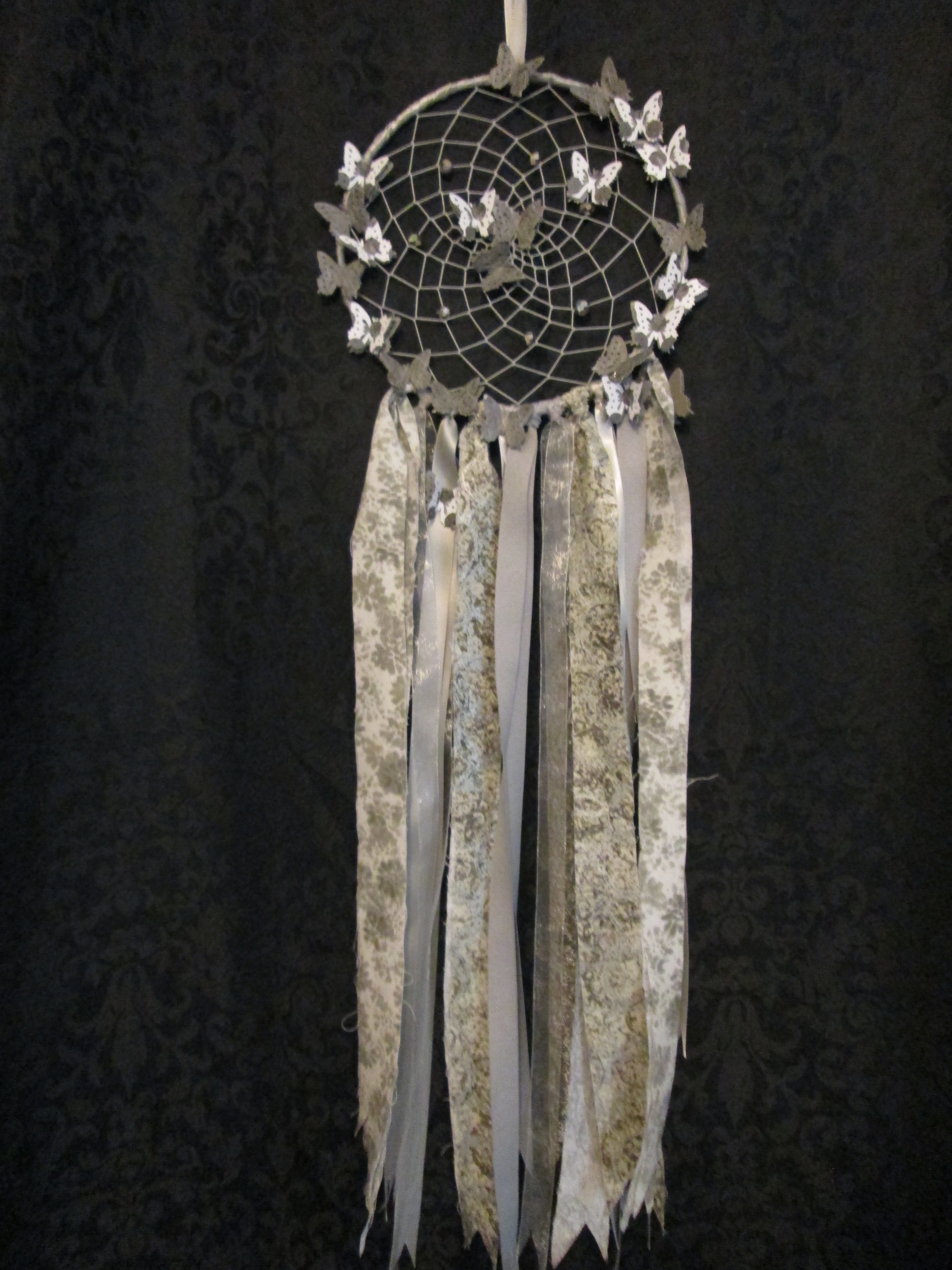 Silver Gray Dreamcatcher - Large 007dc
