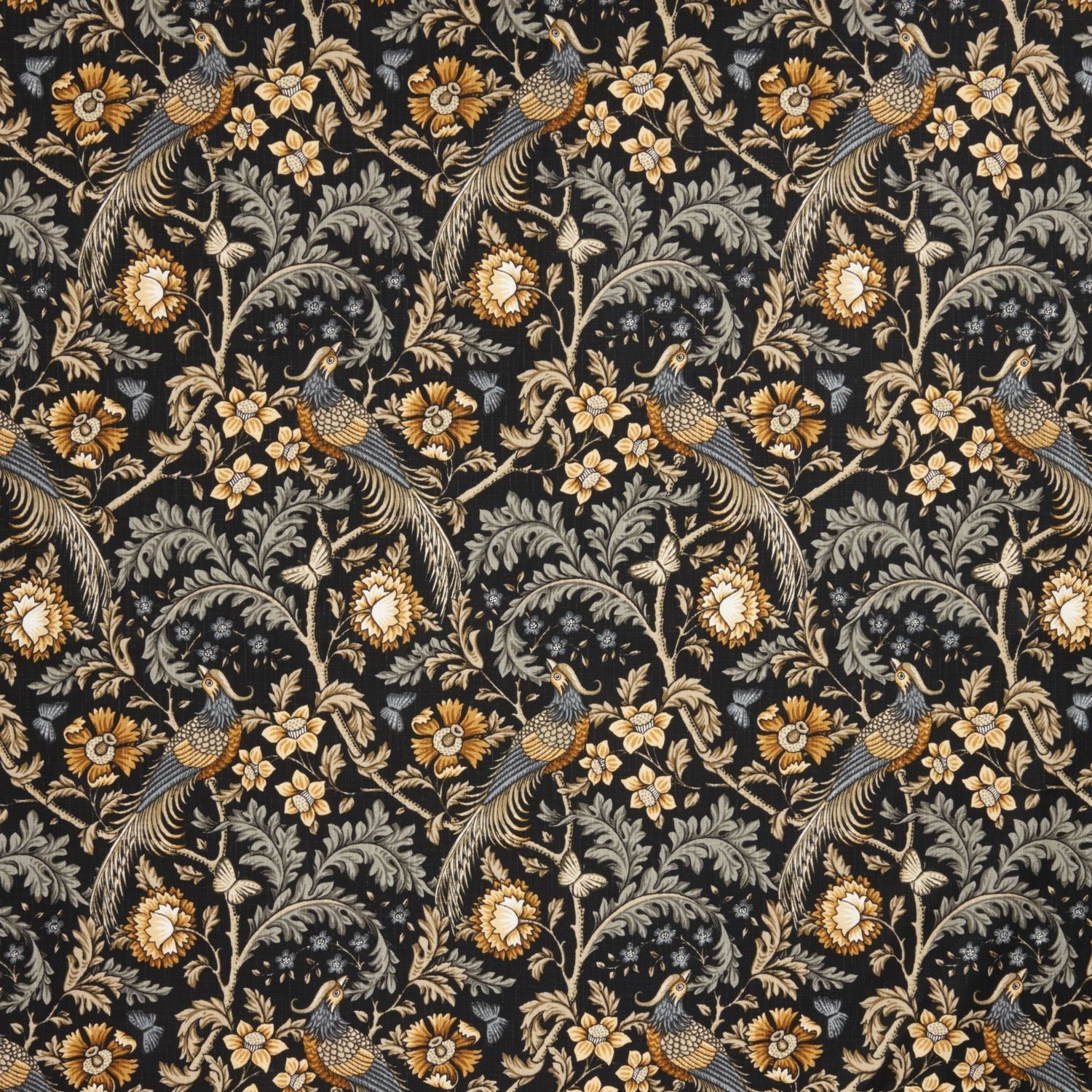 Oakmere Saffron Curtain Fabric
