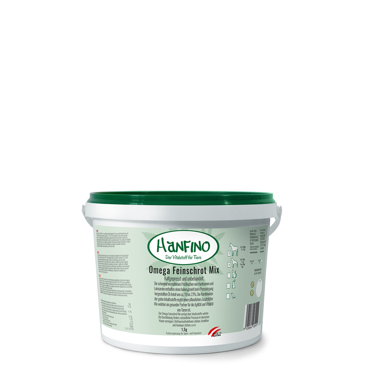 Hanfino Omega Feinschrot Mix Hanf_Leinsamen 00354